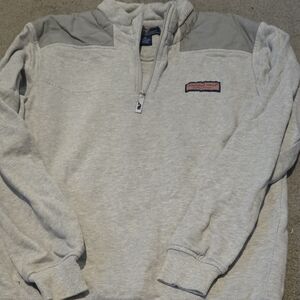 Vineyard Vines Light Gray Quarter-Zip Sweatshirt